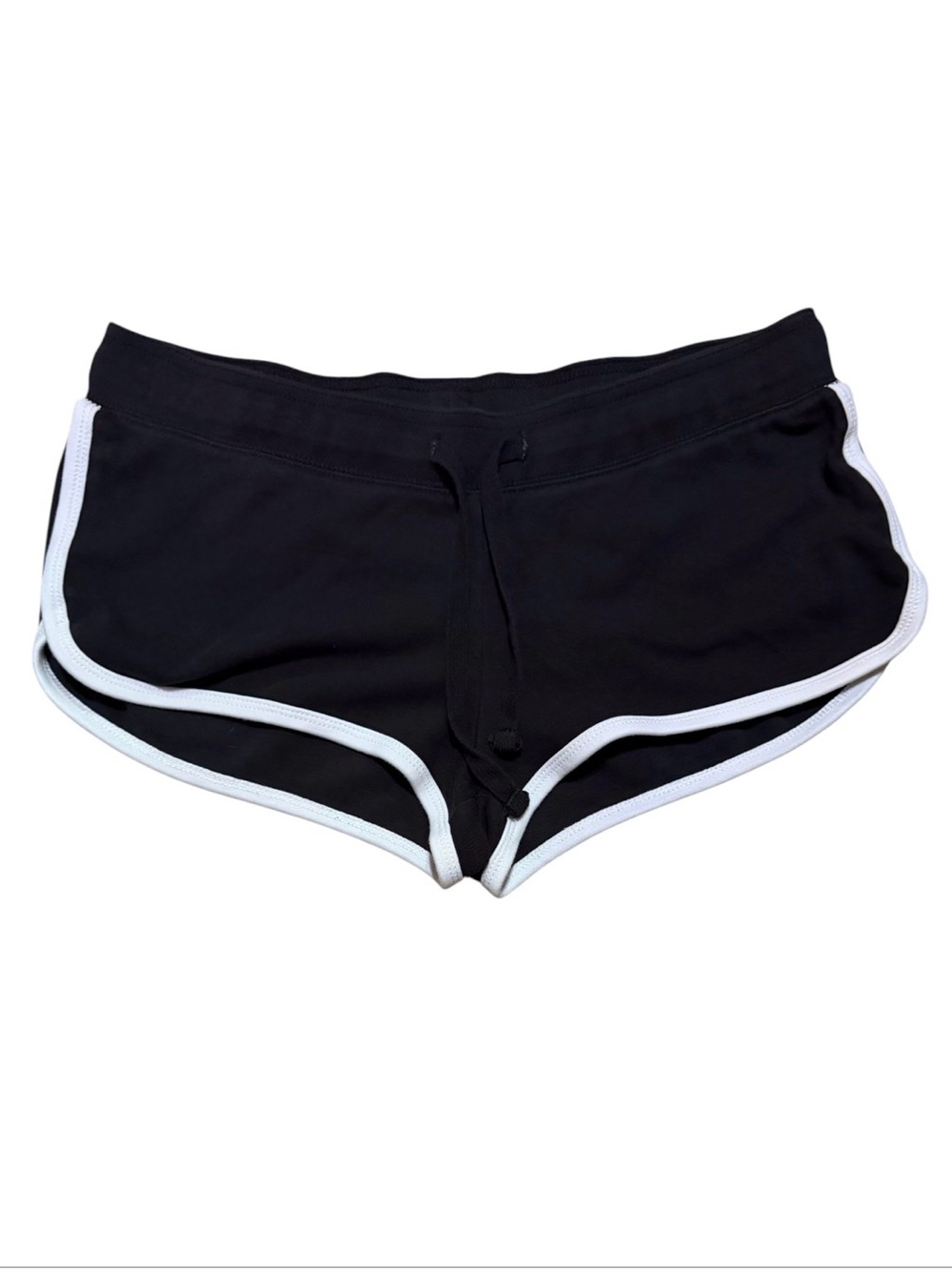 PacSun Black Dolphin Shorts Women’s Small Drawstring Elastic Waist Cotton